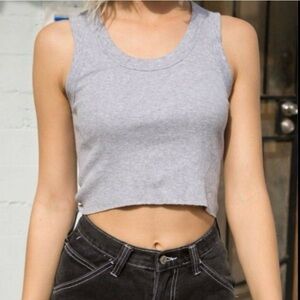 Brandy Melville grey Connor tank
